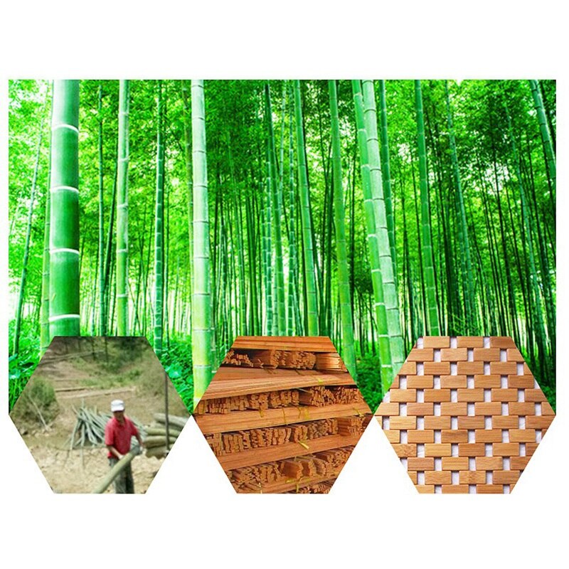 Teak træ bademåtte fødder brusebad gulv naturlig bambus skridsikker stor 50 x 70cm