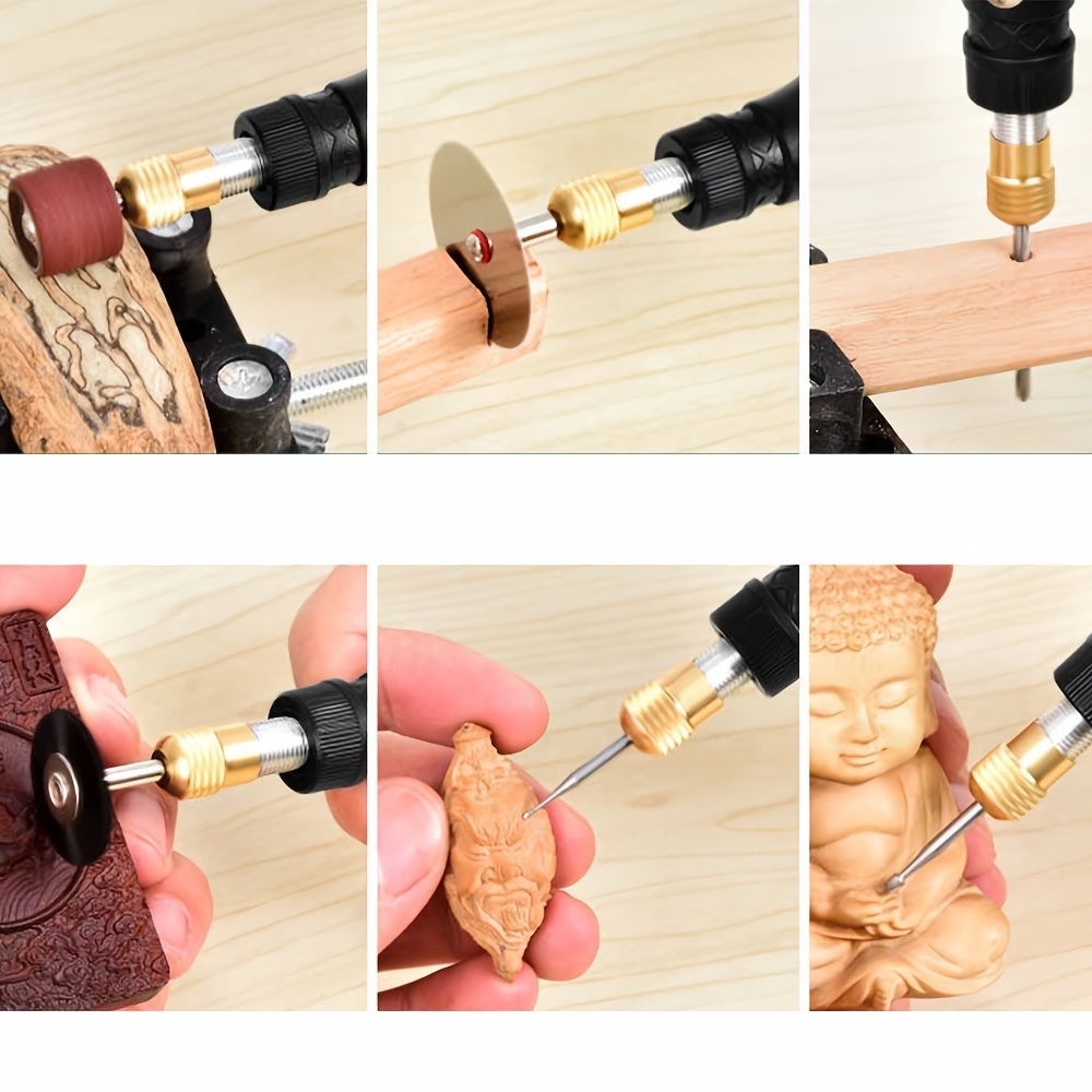 9V Mini Drill Electric Carving Pen Variable Speed Drill Rotary Tools Kit Engraver Pen for Grinding Polishing