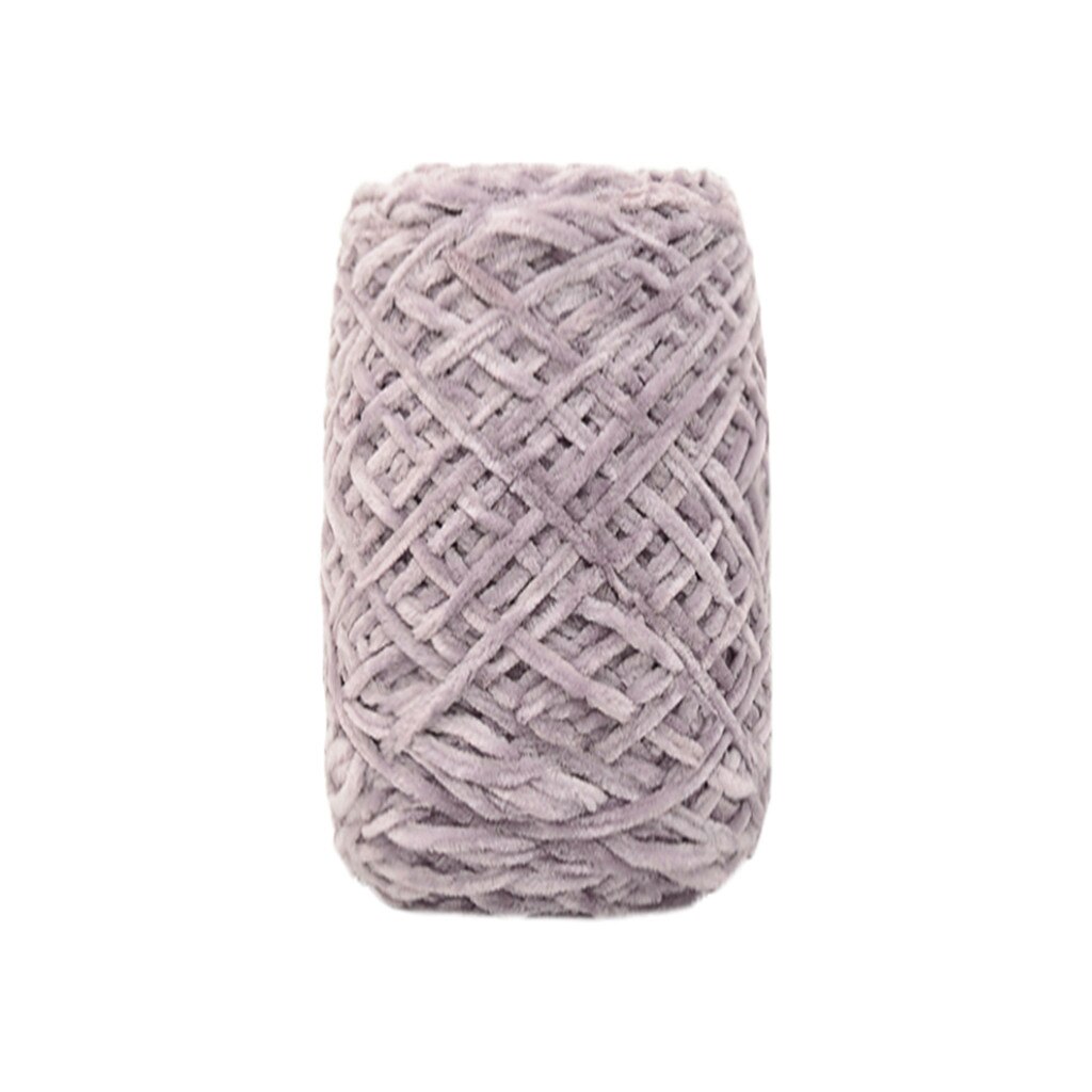 100g or velours itinérant écharpe tricoté à la main laine fil épaisseur chapeau ménage tricot peigné doux bébé fil Crochet # R5: E