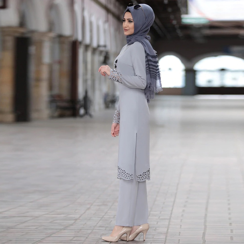 Ramadan Eid Abaya turcja muzułmański hidżab sukienka Kaftan dubaj zestaw Kaftan turecki islamska odzież sukienki afrykańskie dla kobiet Ropa garnitur