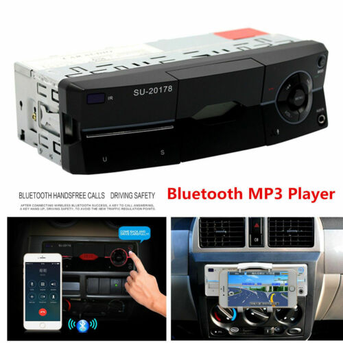 SU-20178 macchina stereo Lettore MP3 Unità di Testa Radio Fm Bt Usb Aux Supporto Del Telefono con Telecomando di Controllo Sd Bluetooth auto Radio