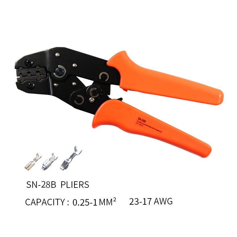 SN-28B 1450PCS jst plier dupont crimping pliers wire crimping hand tool set terminals clamp kit Ratcheting Crimper jst xh crimp