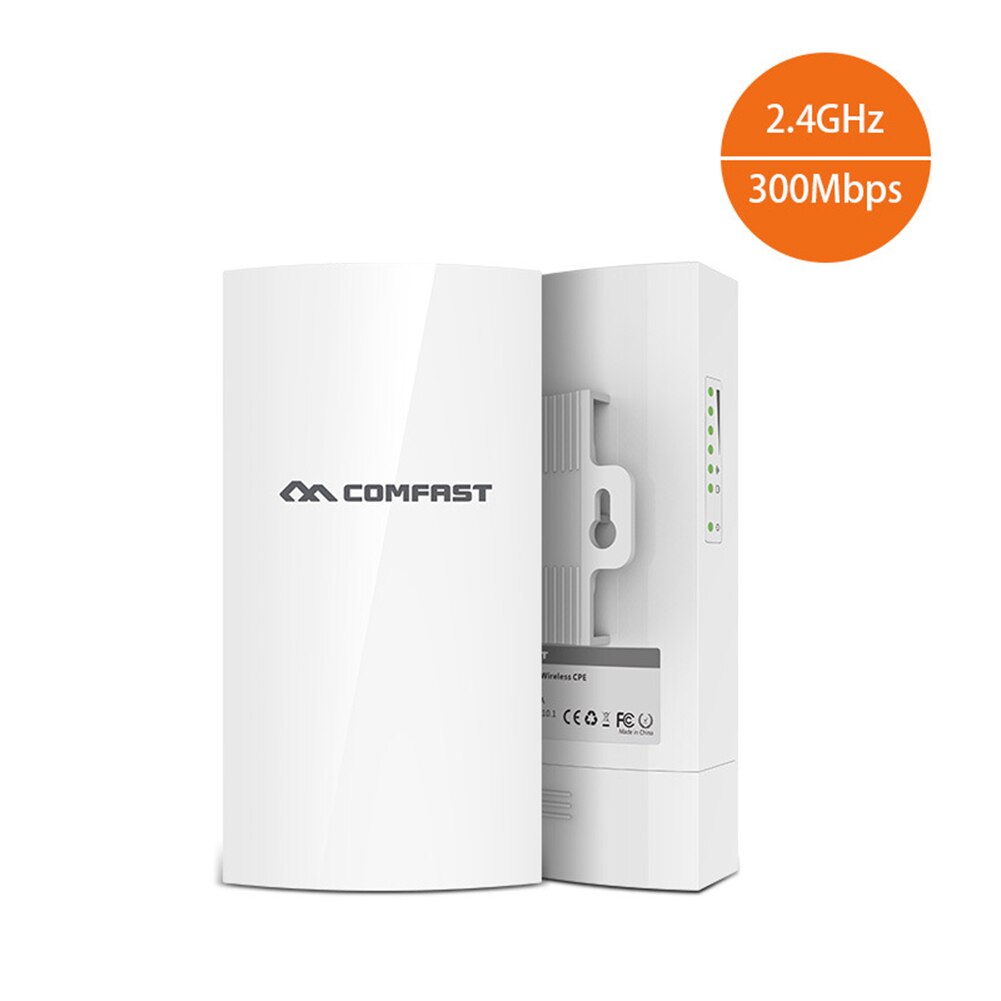 COMFAST 300Mbps wzmacniacz sygnału WiFi bezprzewodowy 2.4G wzmacniacz sygnału wzmacniacz odkryty 1KM CPE AP bardzo 15V POE LAN blady dla routera