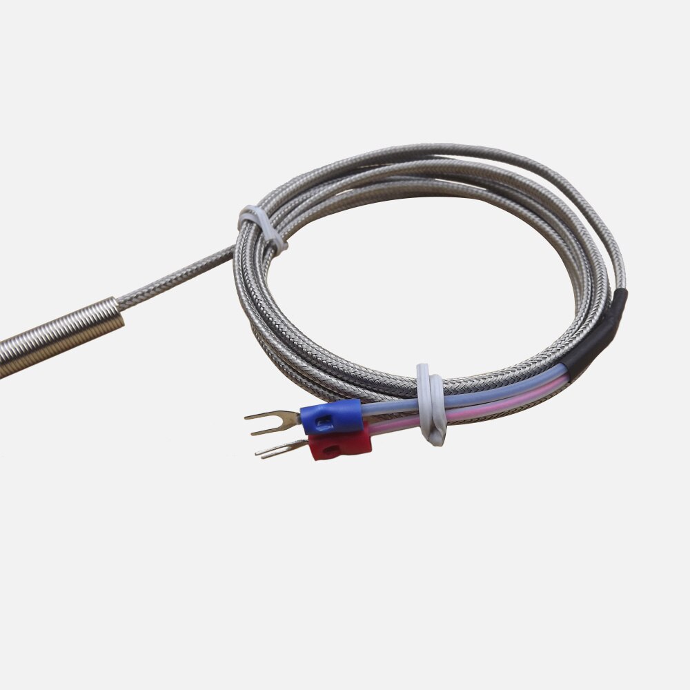 Edelstahl Durchmesser 5mm Temperatur Sensor Thermoelement K Sonde mit M8 Gewinde Sonde Sensor