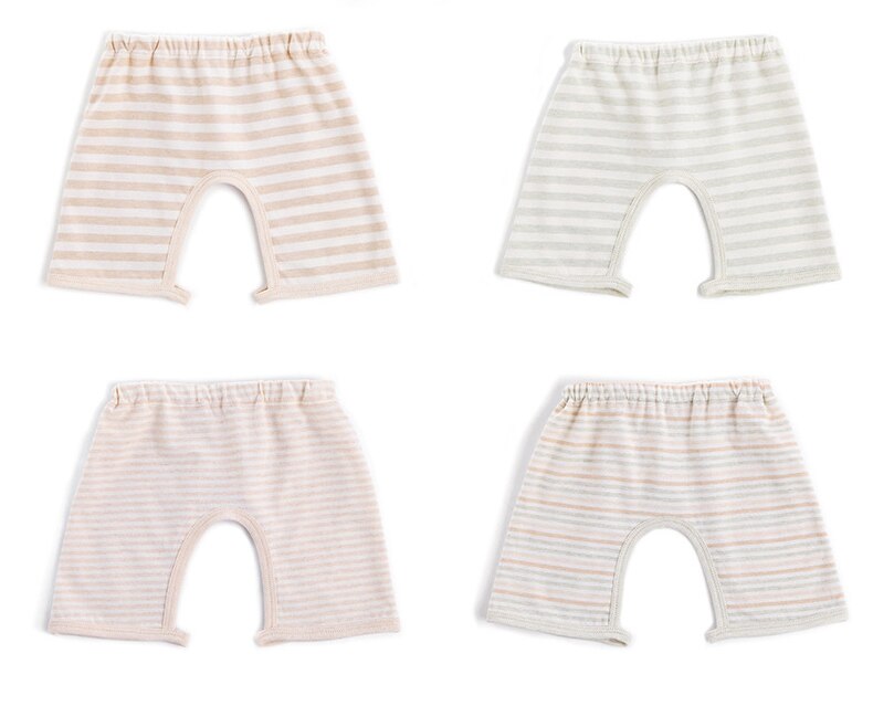 Neugeborenes Baby Hosen mit Öffnen Gabelung Farbige Baumwolle Frühling Sommer Hosen Jungen freundlicher Gamaschen Mädchen Kleinkind Kleidung 0-24M