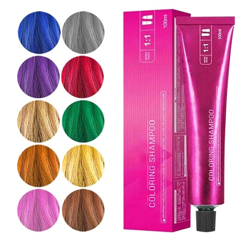 Haar Färbung Shampoo Mild Sicher Haar Färben Shampoo für Männer Frauen Alle Haare WH998