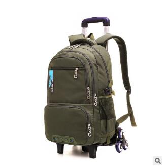 ZIRANYU School Wheeled backpack bags for boys Children Trolley Backpacks for school kids backpack on wheels Student rolling bags