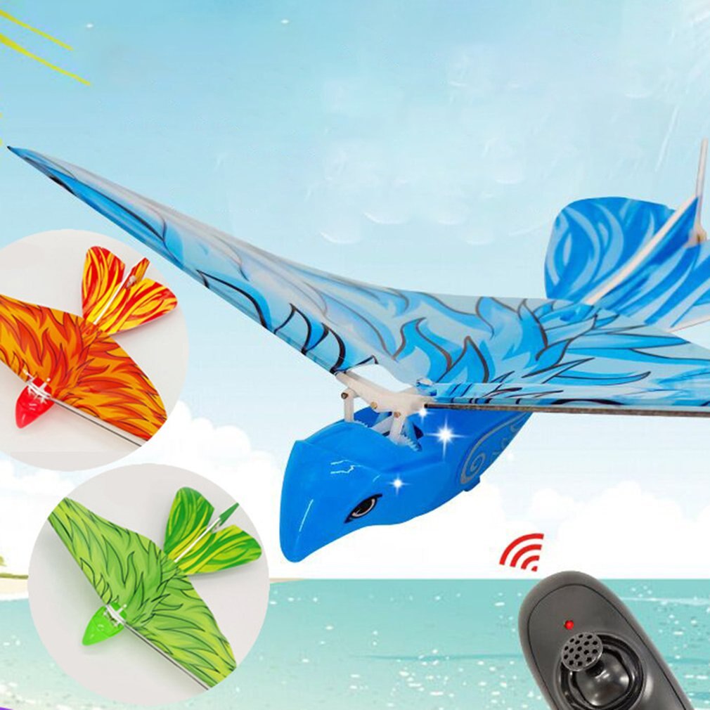 Remote Control Simulation Flying Bird 2.4G Remote Control Airplane Hand Throwing Flying Educational Toy