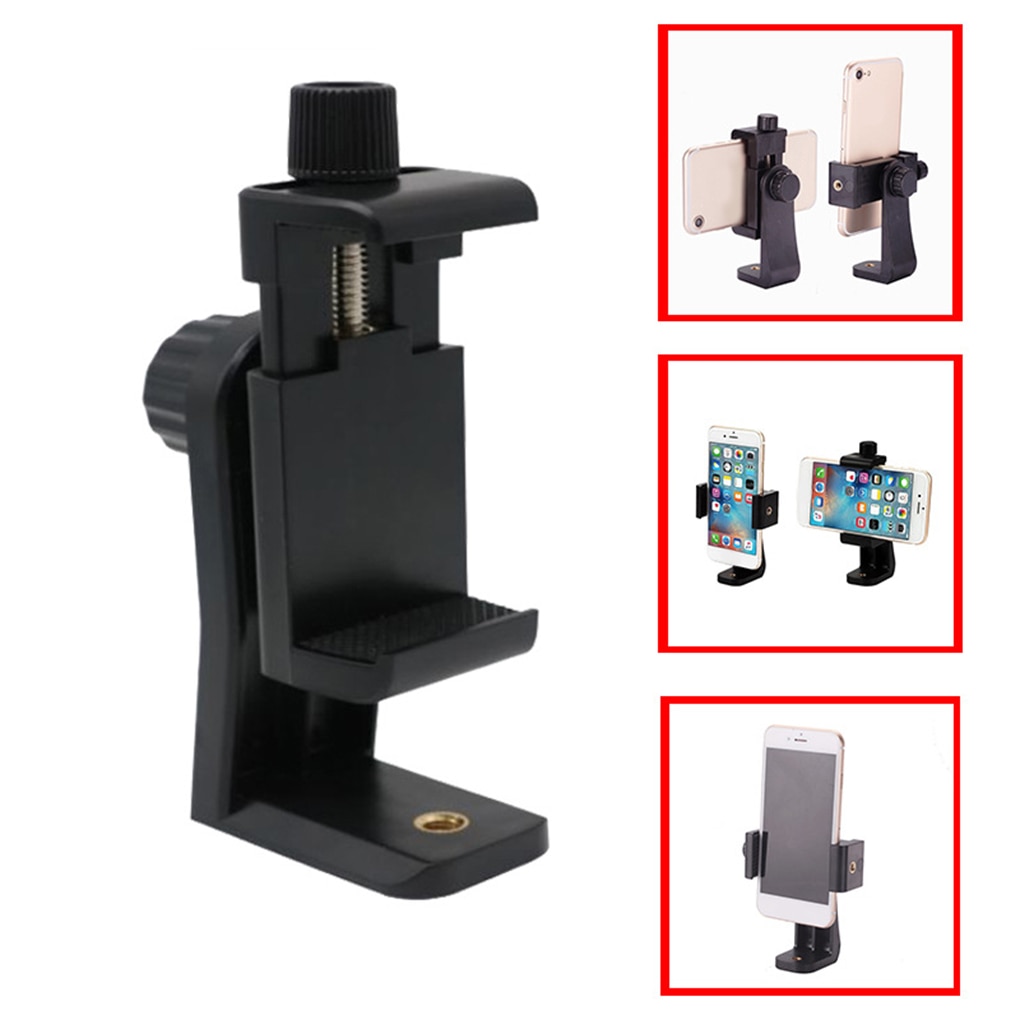 Telefon Stativ montieren Adapter Clip Unterstützung Halfter Stehen Vertikale Horizontale Video Schießen für Andriod für iPhone Smartphones