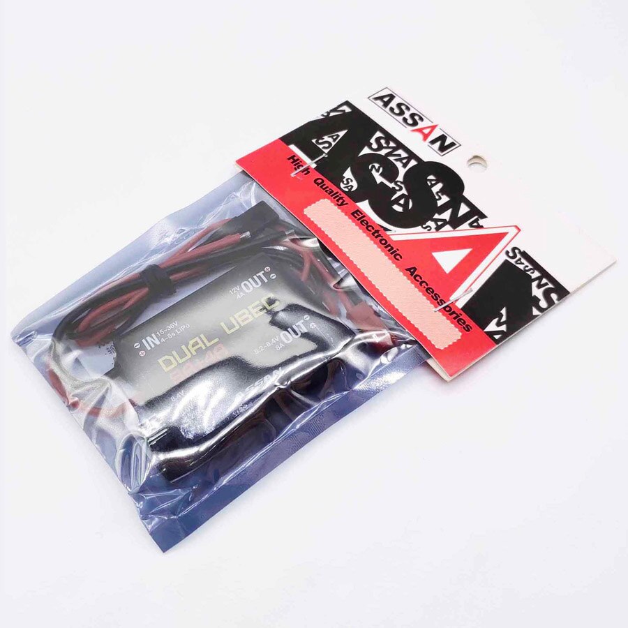 Assan UBEC-8A 16A DUAL UBEC 2-8s Lipo Supportted Output 5.2 6.0 7.4 8.4v Adjustable Servo Power Supply RC Model Airplane Robot: DUAL UBEC Weld XT60