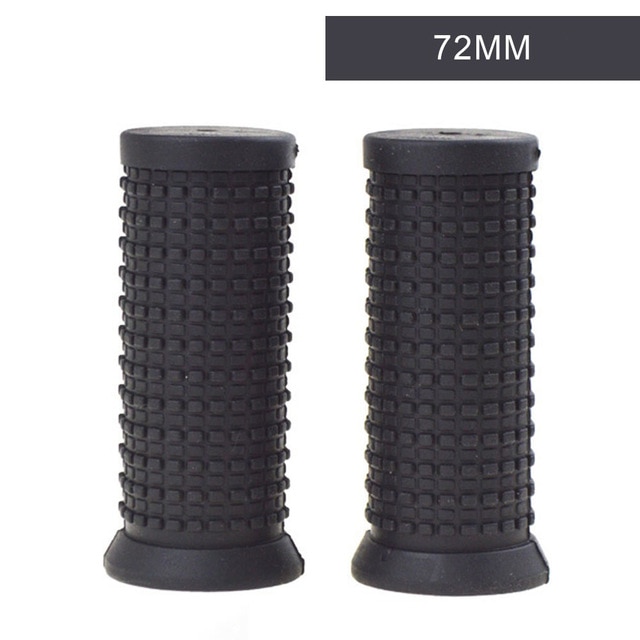 1Pair Bicycle Handlebar Grips TPR Rubber for Twisting Shifter Mountain Bike 22.2mm Bar Anti Slip Long & Short Bicycle Grips: 01