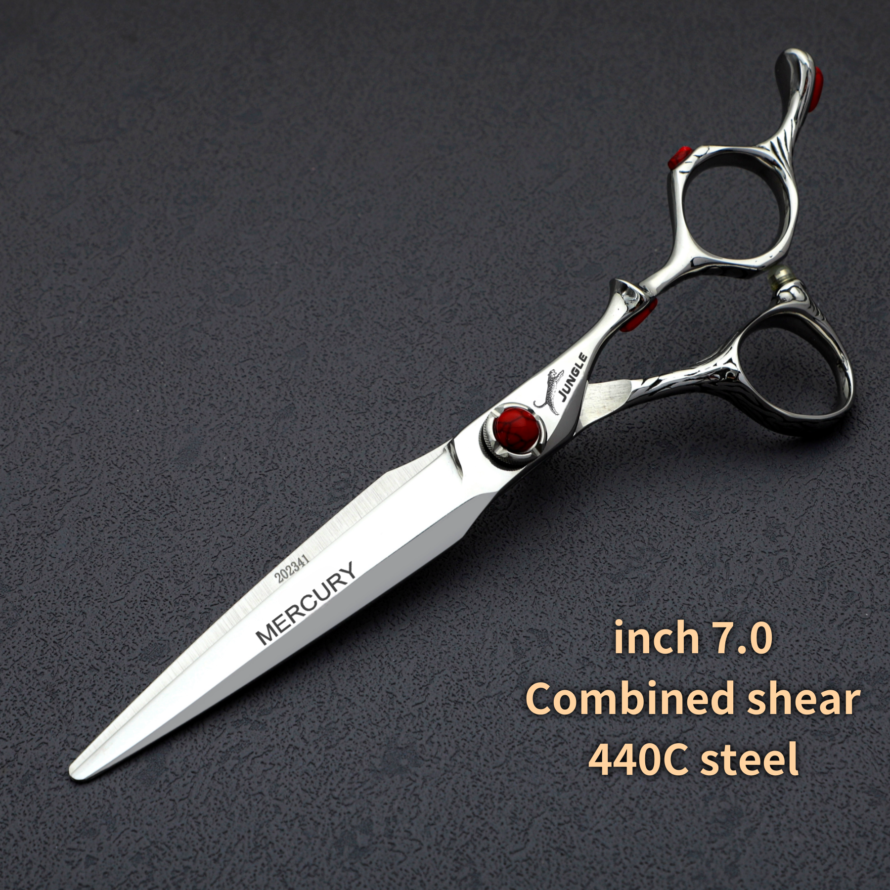 JAGU-professionele kappersschaar, dunner wordende schaar, 440C staal, salon hoogwaardige haarsnijgereedschappen, set van 5,5 tot 7,0 inch