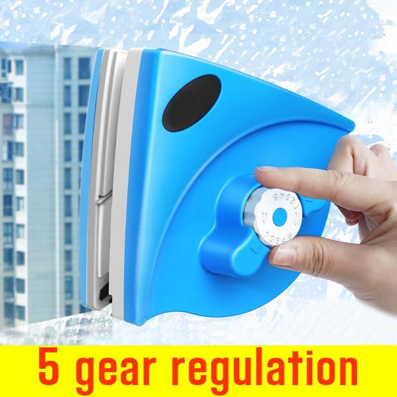 Dobbelt sidevindue magnetisk børste 5-25mm justerbar vinduespudser glasrenser vask rengøringsværktøjer til hjemmet