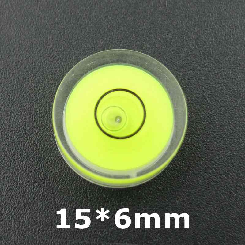 (100 Pieces/Lot) Spirit level vial Round bubble level mini spirit level Bubble Bullseye Level measurement instrument: 1506