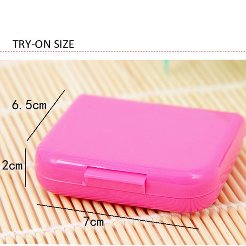 Mini Sewing Box Portable Sewing Thread Box Travel Needle Threads Scissor Thimble Home Sewing Kit Tools