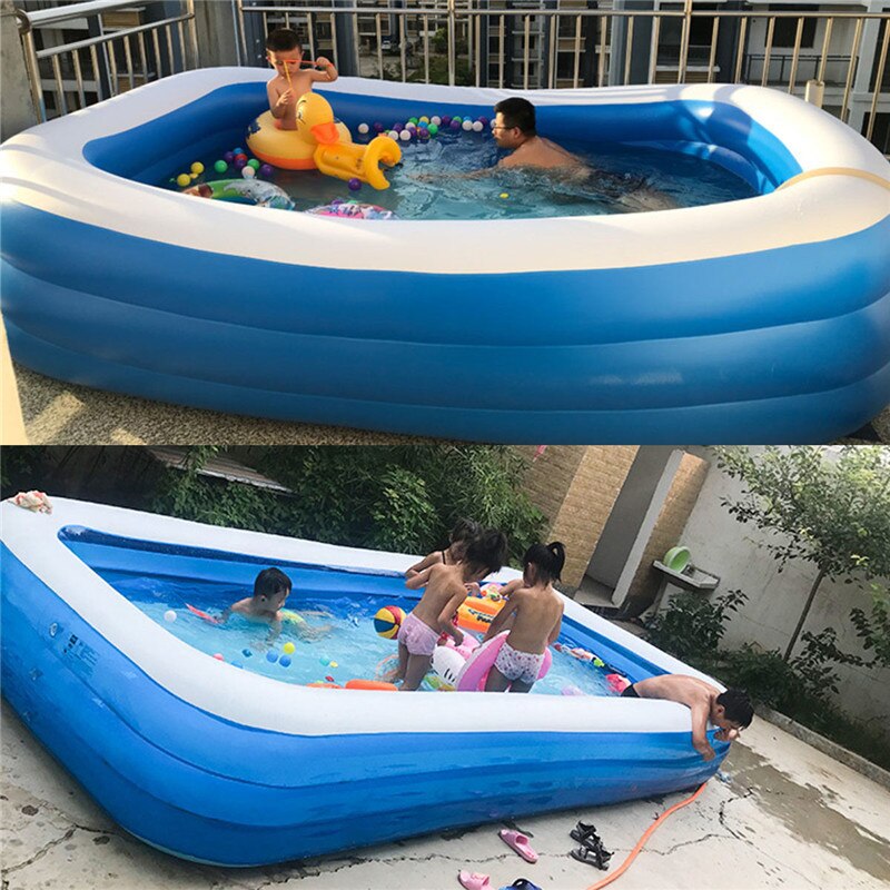 Piscine super grande famille extérieur grand jouet pataugeoire piscine gonflable pour enfants piscine épaissie bébé maison bébé