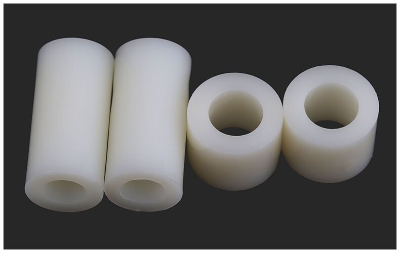 Isolierung spalte, kunststoff Pad, gerade-durch-spalte Nylon hülse ABS dichtung, runde-See Post Abstandshalter, M3M4M5 100Stck