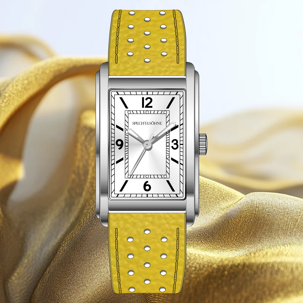 Specht & Söhne, recién llegados, reloj cuadrado de 28MM para hombre VH31 Movt, relojes deportivos ultrafinos de acero inoxidable con zafiro resistente al agua hasta 50M