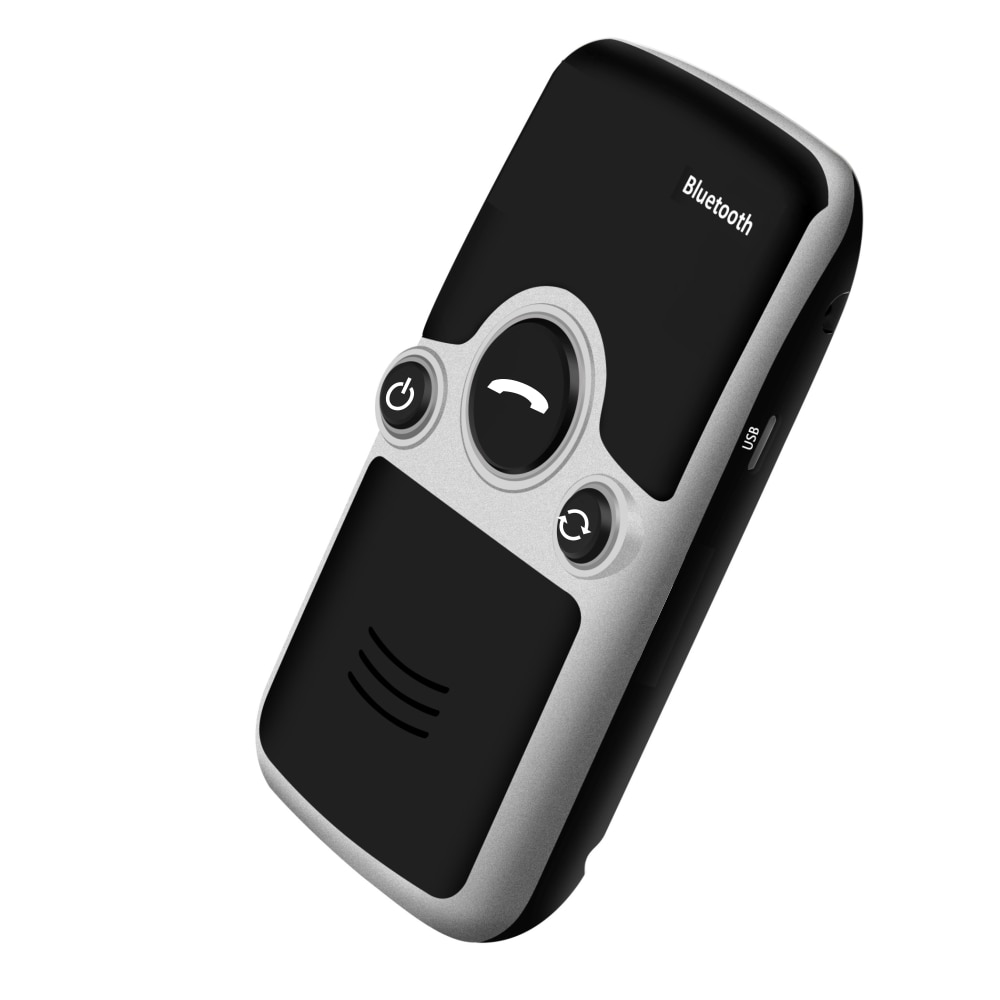 Siparnuo zonne-energie aux bluetooth autokit zonneklep handsfree speakerphone met usb bluetooth handsfree carkit