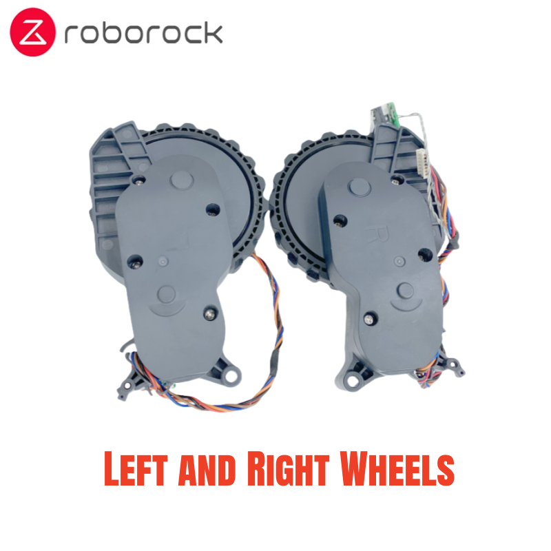 Ruedas para caminar originales para Roborock S5 Max/ S6 Pure/ S6 MaxV/ E4/ E5/ G10/ S7/ S7 Pro, accesorios para aspiradoras: Amarillo claro