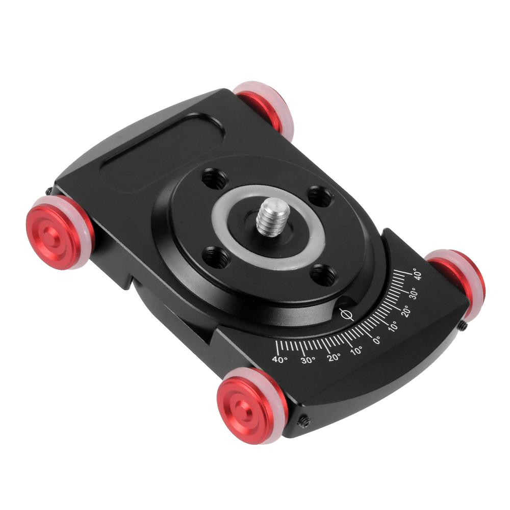 Camera Rollingtrack Slider Table Top Dolly Auto Roller Desktop Rail Voor Dslr Rig Video Camera Smartphone Vlog Fotostudio: Red