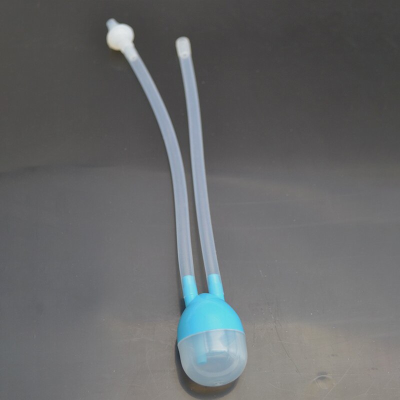 Infant Nasal Aspirator Twist Aspirator Snot Sucker Mucus Sucker Baby Care BM88: Blue