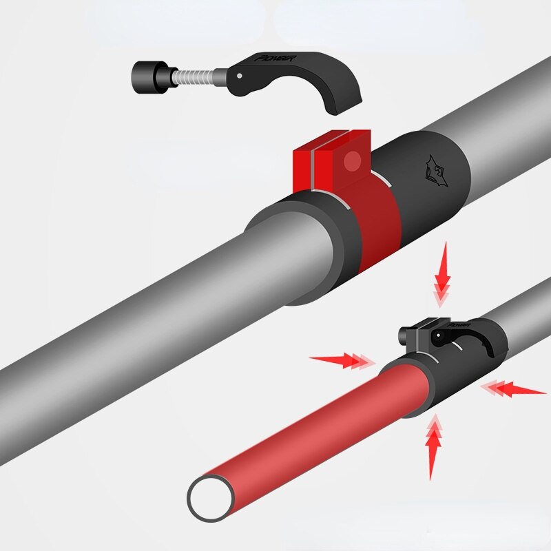 Pioneer 2 st ultralätt kolfiber vandringsstavar justerbara 5 sektioner hopfällbara stavar vandringstavar camping