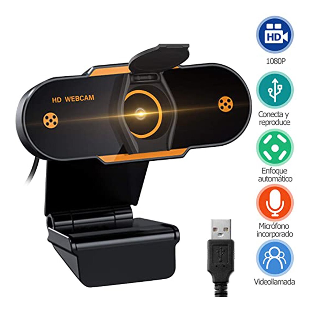 1080P Hd Web Camera Autofocus Webcam Cmos Usb Computer Pc Camera Met Mic Voor Videobellen Netwerk Onderwijs kantoor Vergadering