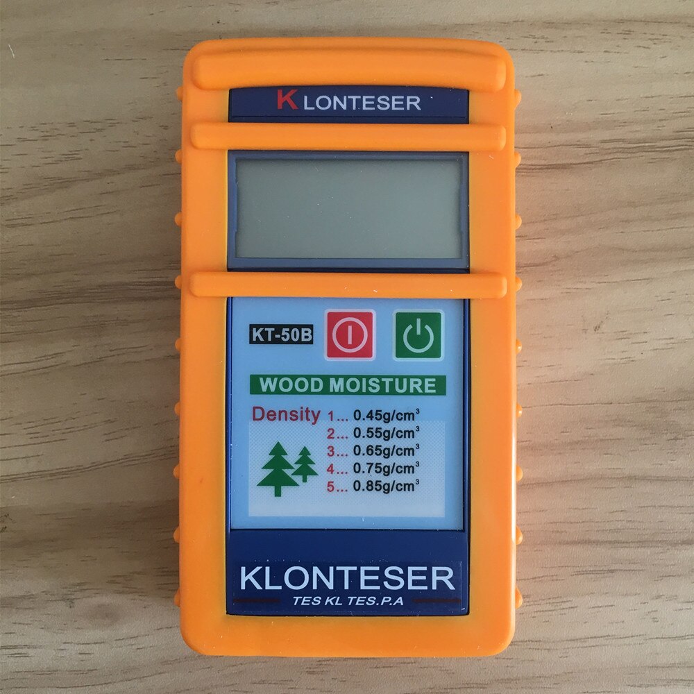Kt -50b digitaalista induktiivista puun kosteusmittaria paperipuun kosteusmittarit mittausalue 2 ~ 90% 0.1 tarkkuus