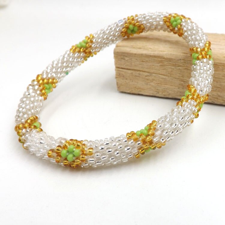 Alla moda Fatti A Mano Nepal di vetro braccialetti di perline, bracciali impostato di 12pz Fusione