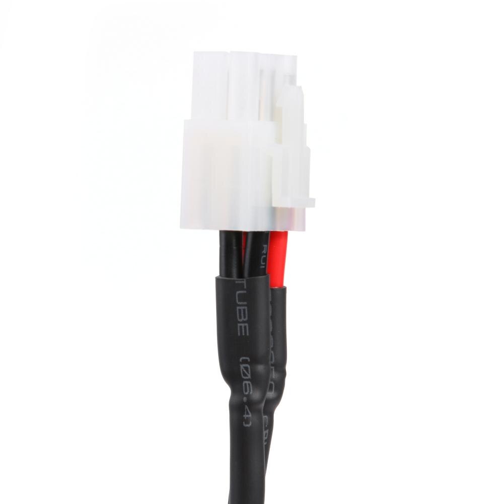 Produktbild von 12V-14V 1m Netzkabel Mit 30A Sicherung Für ICOM IC-7000, IC-7600, Kenwood TS-480, Yaesu FT-450 – 12AWG Hitzebeständig Bis 105°C, Für Autoradio & Amateurfunk