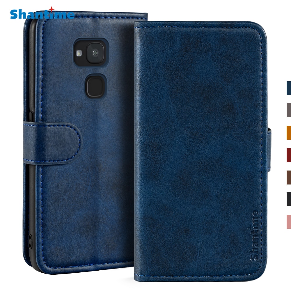 Funda magnética de cuero para BQ Aquaris V, funda de teléfono BQ Aquaris V, con soporte