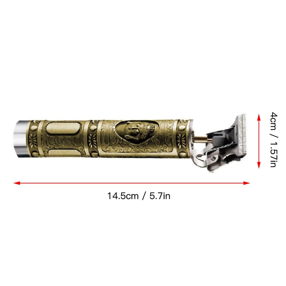 Men's Electric Clipper Rechargeable Wireless Hairdresser Haircut Tool Carving Electric Hair Outliner Grooming Electric Clipper