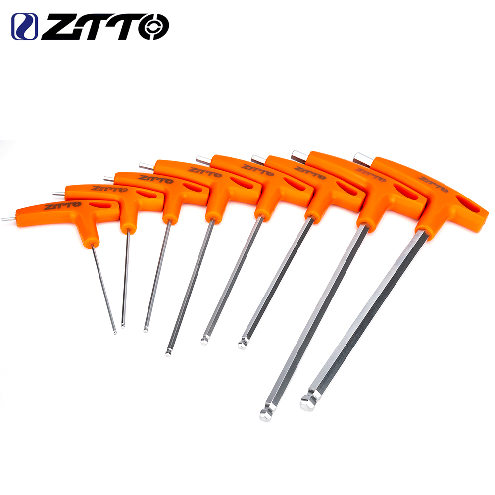 ZTTO llave hexagonal Universal llave Allen herramienta de mano 2/2, 5/3/4/5/6/8/10mm adaptador de presión rápida bola/cabeza plana acero cromado