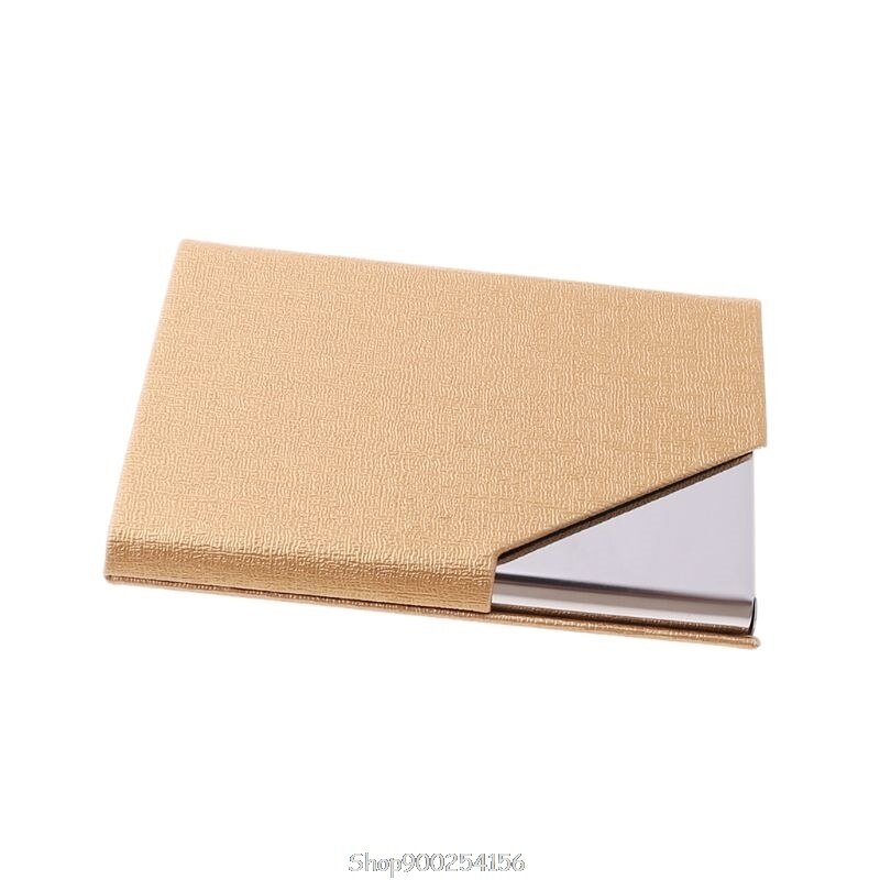 metal business card case, portable business card holder, can hold 20 business cards N11 20