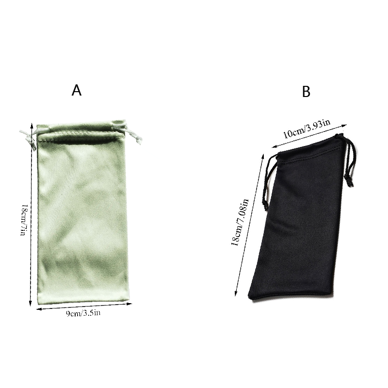 Nuovo sacchetto di stoffa per occhiali occhiali da suola custodia con coulisse custodia per occhiali miopia tasca per occhiali morbida accessori per occhiali portatili