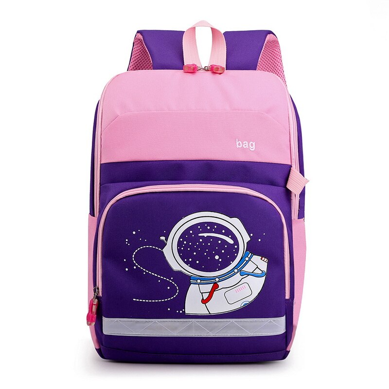 Orthopädische Schule Rucksack Für Junge Kinder Wasserdicht Schul Set Mädchen Schul Kinder Buch Tasche Bleistift Taschen Kinder Mochila: Purple