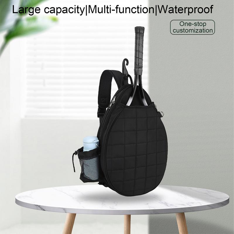 Sacs de raquette de tennis pour femme, sangle rembourrée, sac à bandoulière imprimé, poignée supérieure, Electrolux avec crochet, grilles de poitrine, perfect