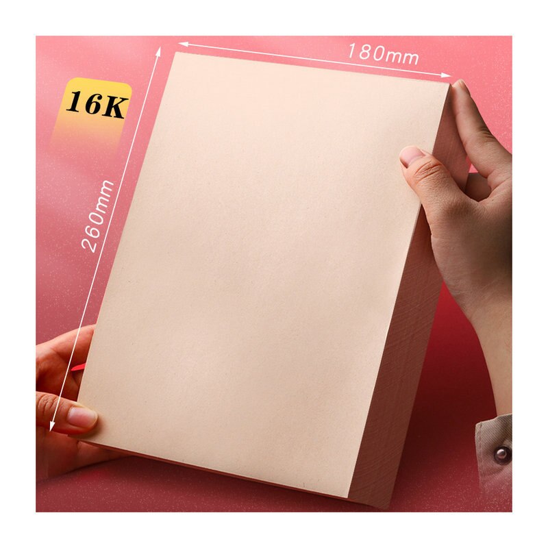 Blank draft paper draft book horizontal line math grid book student small square book for girl grid blank book school supplies