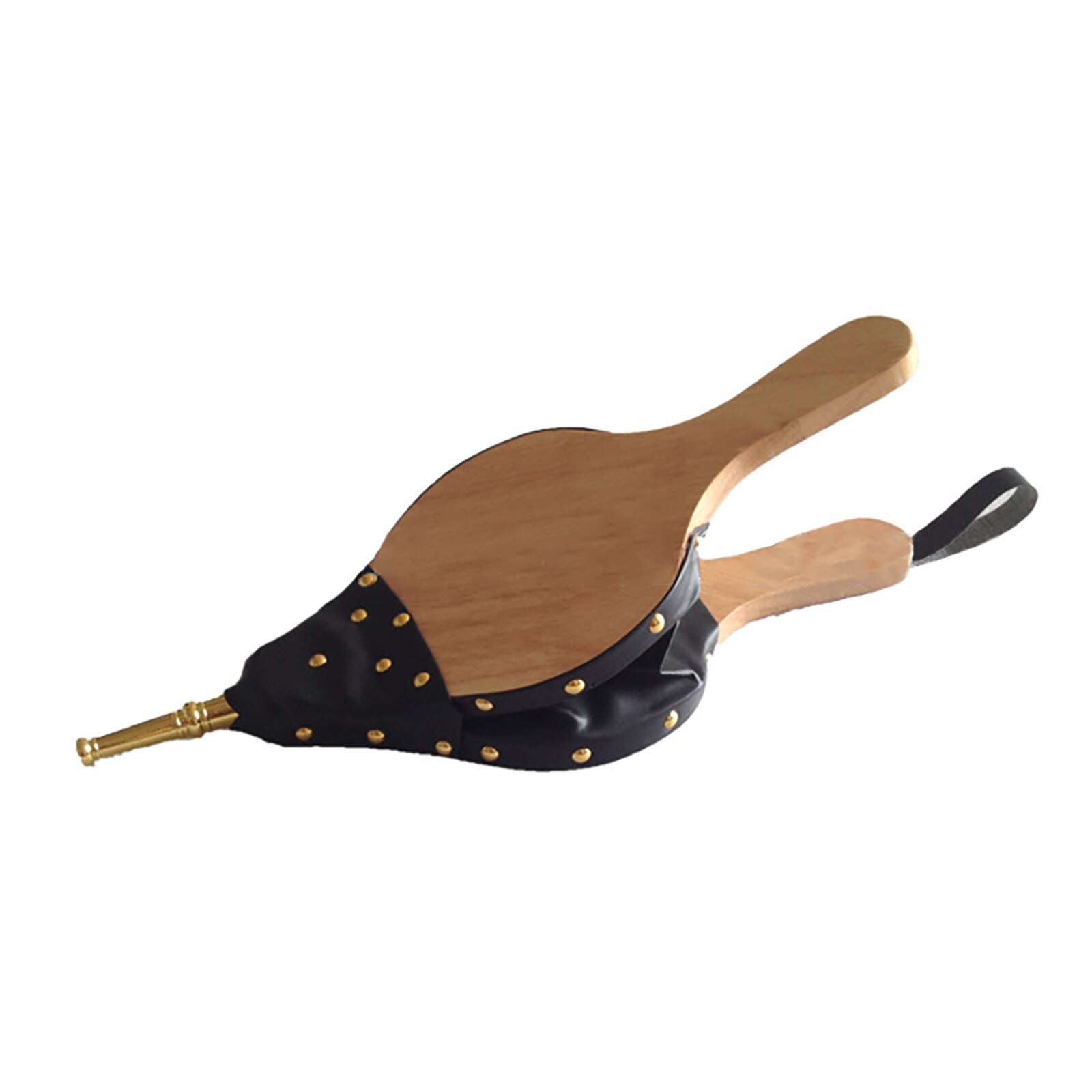 Cheminée bois soufflet bois Barbecue Barbecue Air souffleur feu de joie feu de camp brun BBQ outils pour extérieur âne sauvage outil de cuisson
