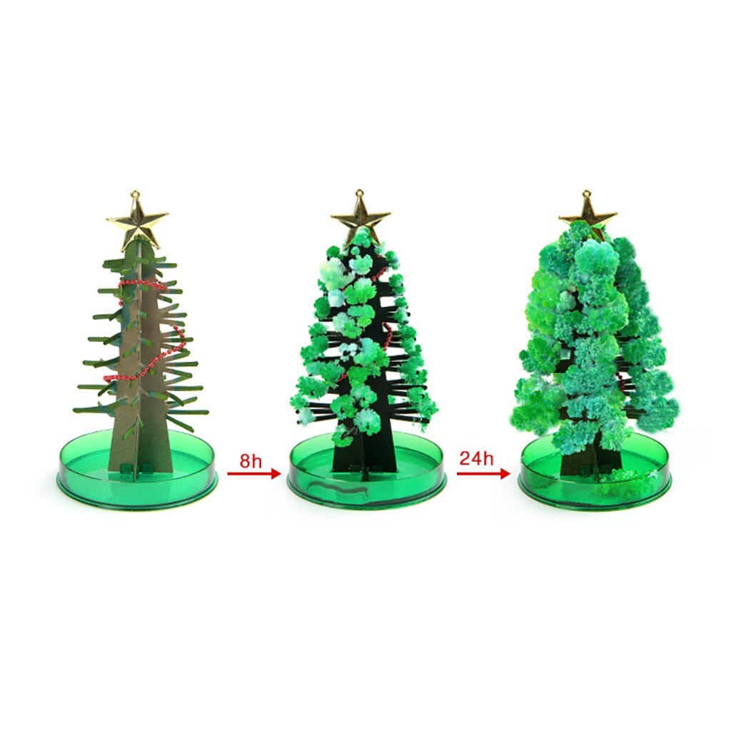 Christmas Paper Tree Magic Growing Tree Toy Boys Girls Novelty Xmas 10ML toys for boys