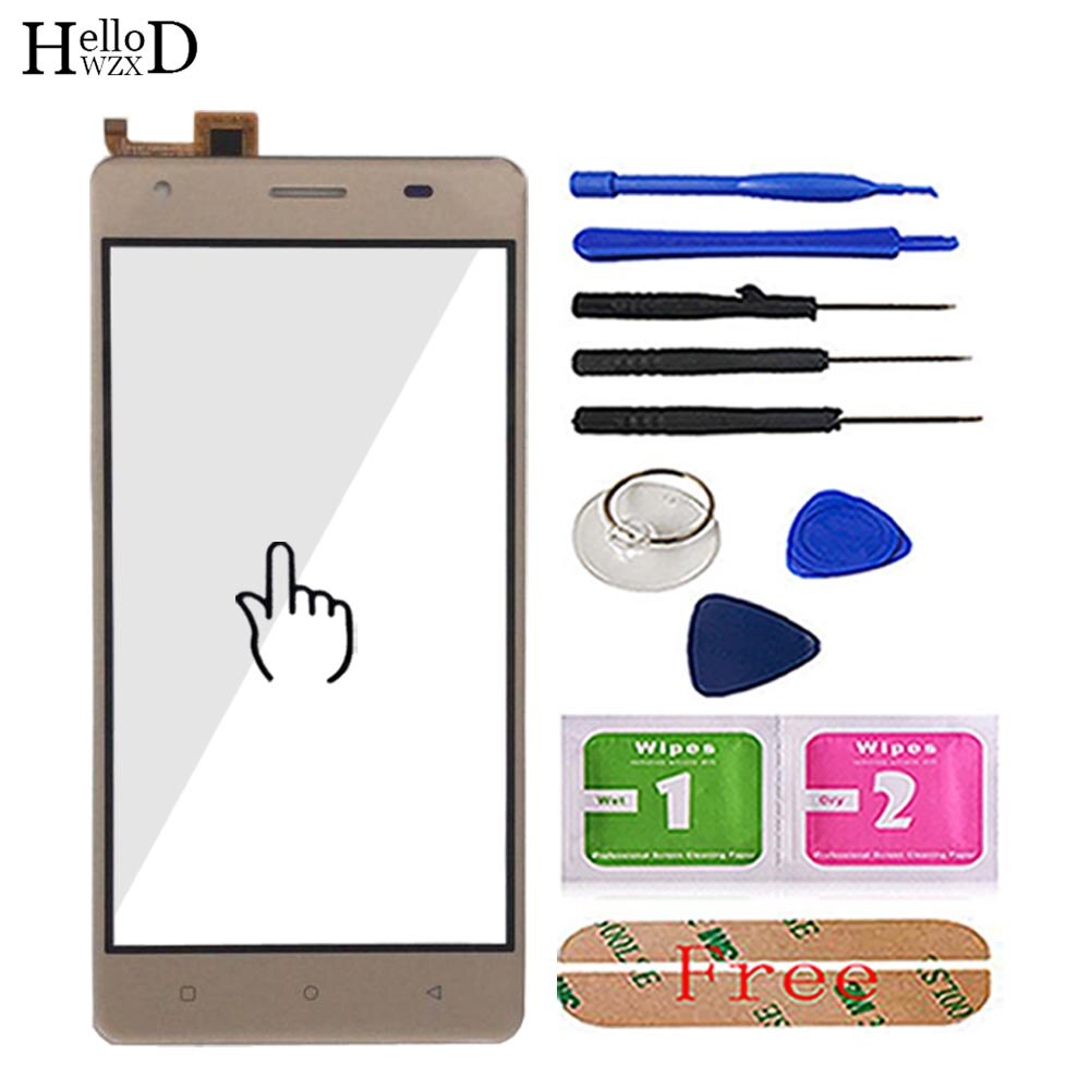 5'' Touch Screen For DEXP Ixion MS550 Touch Screen Glass Sensor Digitizer Panel Lens Glass Repari Front Glass Tools Adhesive: Gold With Tools