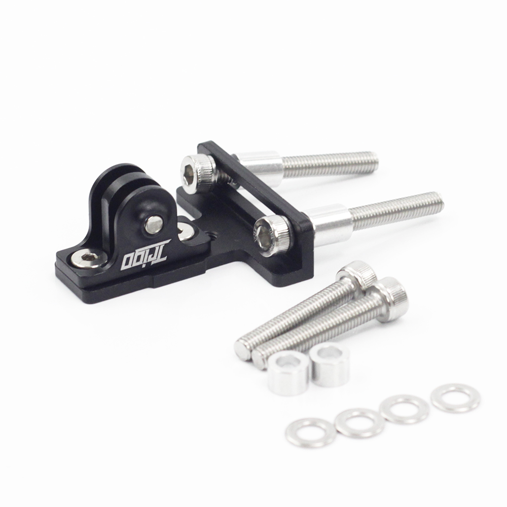 Soporte de luz delantera para bicicleta soporte de luz Universal para Go pro Hero Cámara deportiva Luz de ciclismo