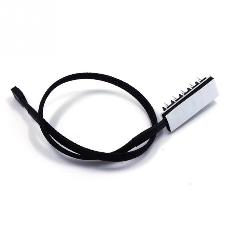40cm Host Case Connector Adapter Fan Hub Splitter Cable For PC Computer 1 To 5 Cooling Fan Connector Controler