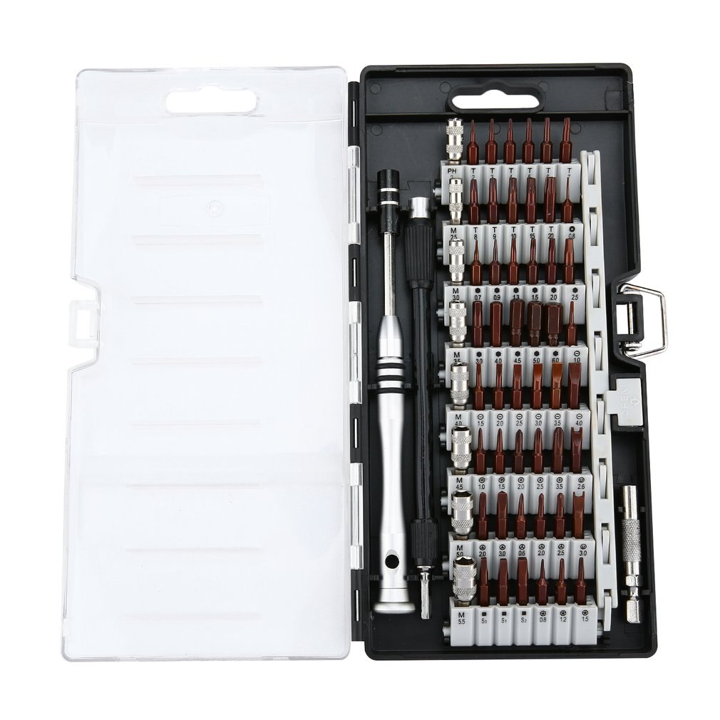 60 in1 Metal Multi-function Screwdriver Set For Digital Mobile Phone Automotive Work Computer Maintenance Tool Disassemble Kit: Default Title