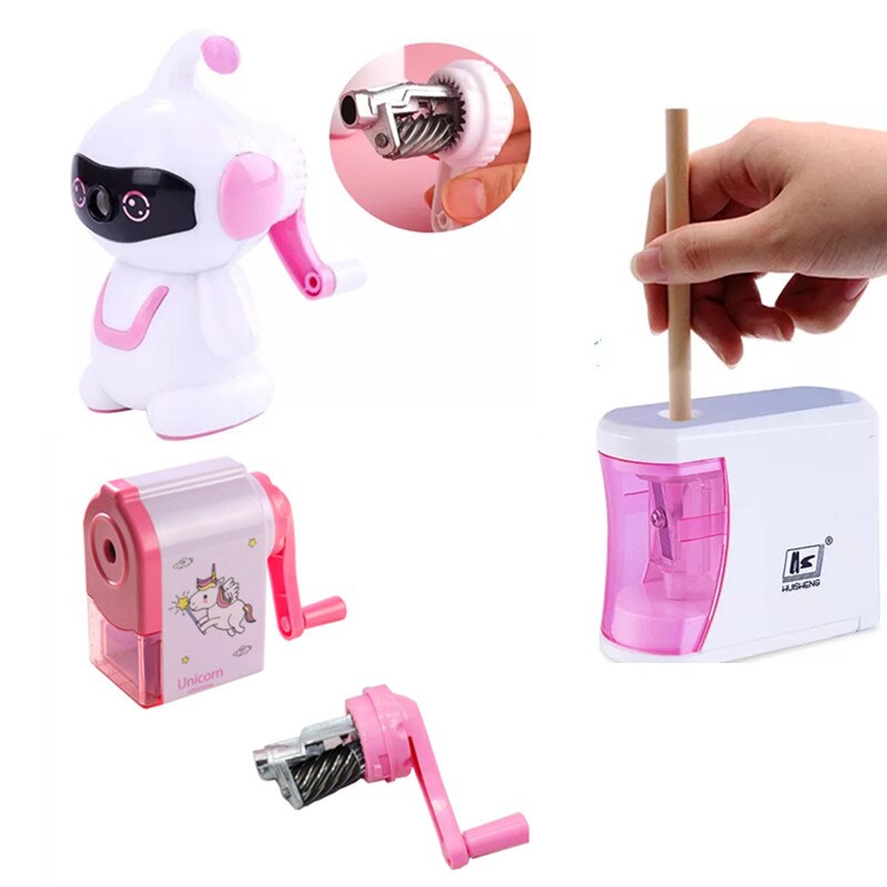 tipo de sacapuntas automático para niños, sacapuntas de mano, sacapuntas