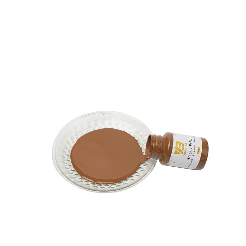 Pintura a base de agua para colorear café, barniz de madera para pared, arte artesanal, puertas de hierro y madera, botella de 100g