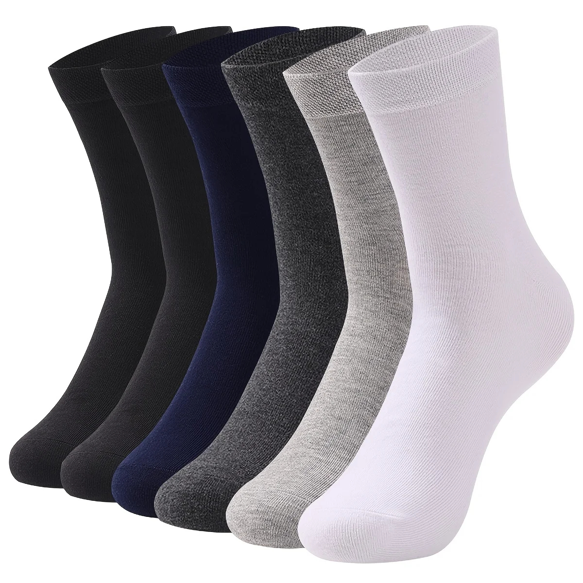 10 pares de medias deportivas de algodón transpirables para hombre, calcetines de fibra de bambú para otoño e invierno, desodorante con absorción de sudor, calcetines de negocios