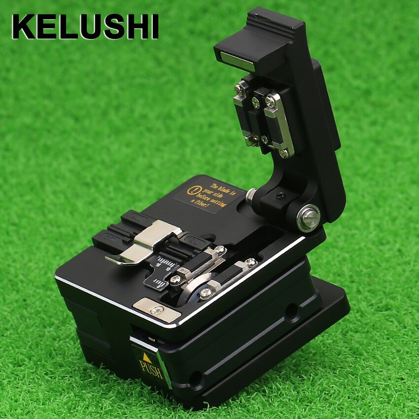 KELUSHI FTTH High Precision cutting tool SKL-S2 Optical Fiber Cleaver Cable Cutting Knife Fiber Cleaver: Black