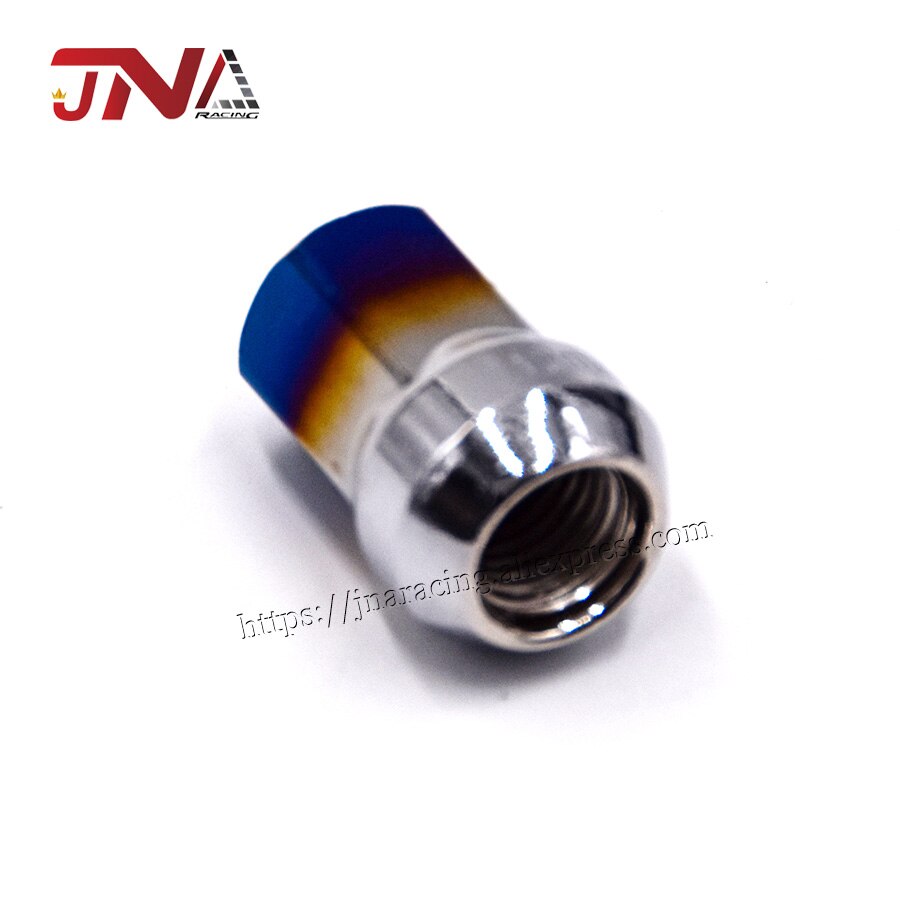 JDM Roasted Blue Lug Nuts for Racing Wheel Nuts titanium alloy